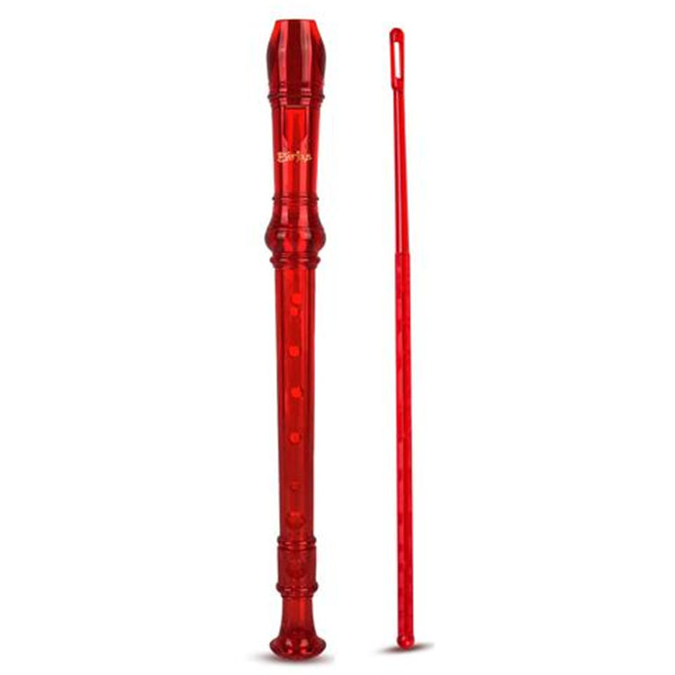 Soprano Descant Recorder 8 hullfløyte med / rengjøringsstangposeinstruksjon